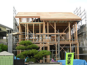 建て方完了