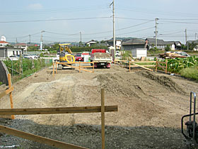 ベタ基礎砕石地業