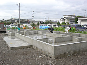 ベタ基礎完了