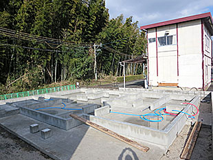 べた基礎完了