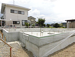 基礎工事完了