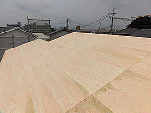 屋根 野地板合板