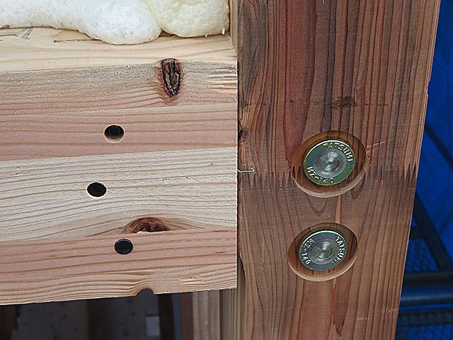 通し柱、梁接合金物2