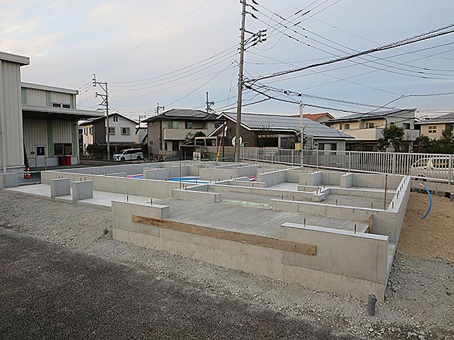 基礎工事完了