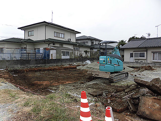 基礎工 根伐り