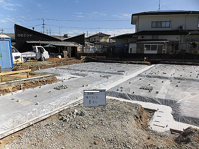基礎工 ステコン打設