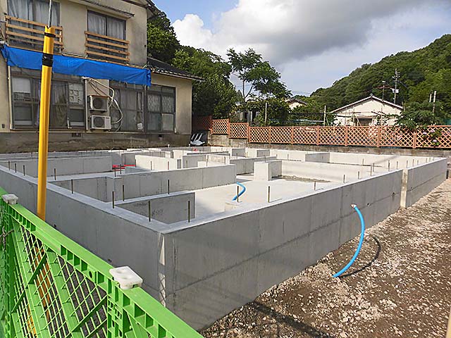 基礎工事完了