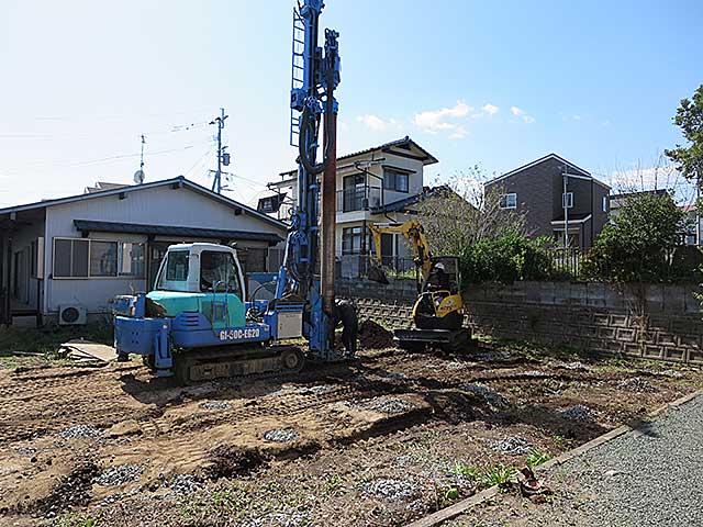 地盤補強工事