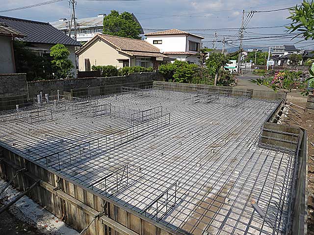 ベタ基礎配筋