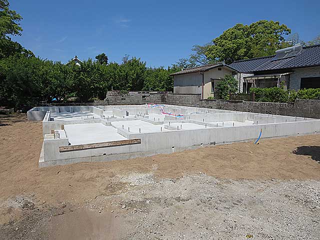 ベタ基礎完了