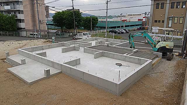 基礎工事完了