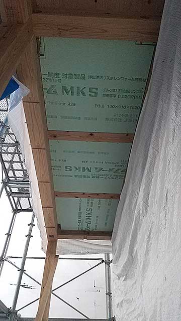 外気に接する床1 断熱