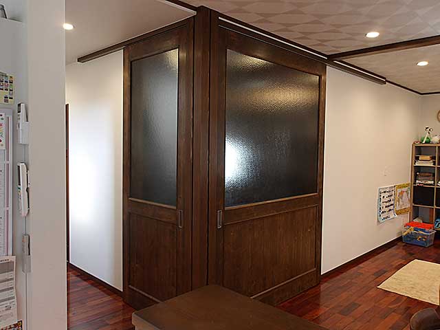 玄関 造作建具
