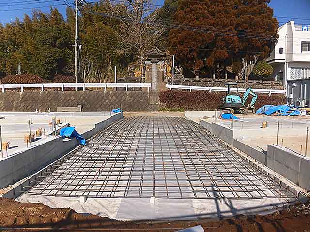 参道 基礎配筋